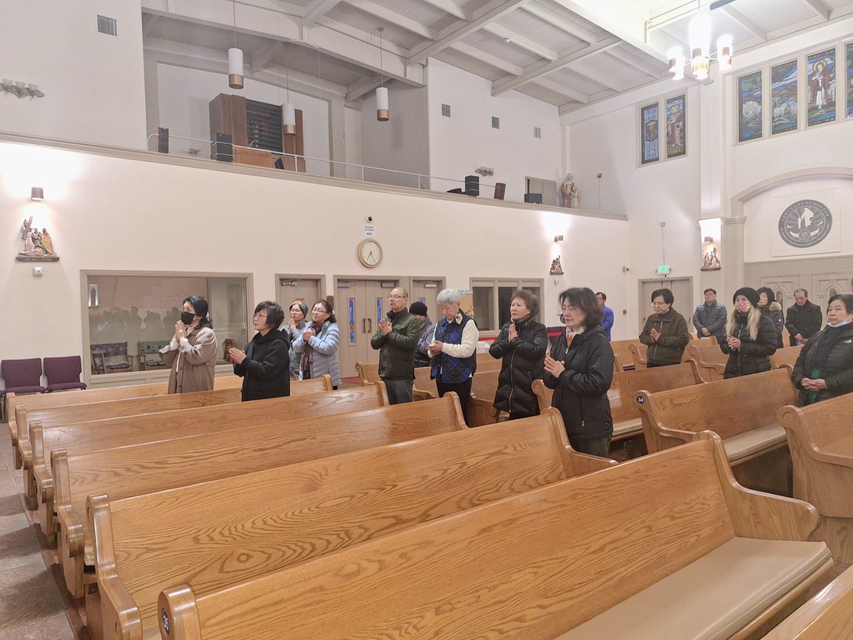 사순절 재의 수요일, 십자가의 길 - 2024 2.14