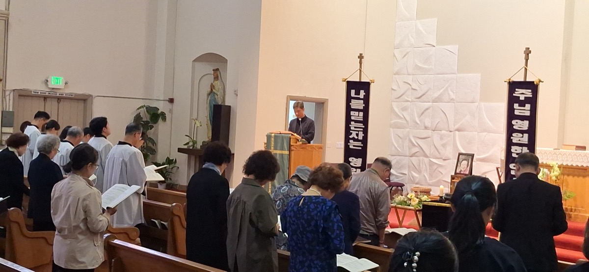 본당 안기민 사도 요한 신부님 모친 고 김순기 루갈다 자매님게서 선종하셨습니다.