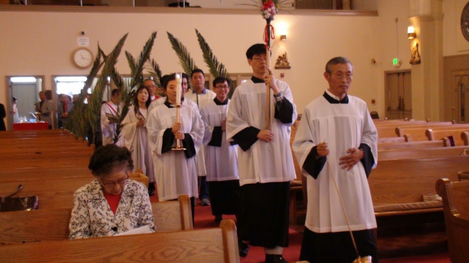 2015 성삼일 전례, 성지주일, 주님수난 주일, 부활성야, 부활절