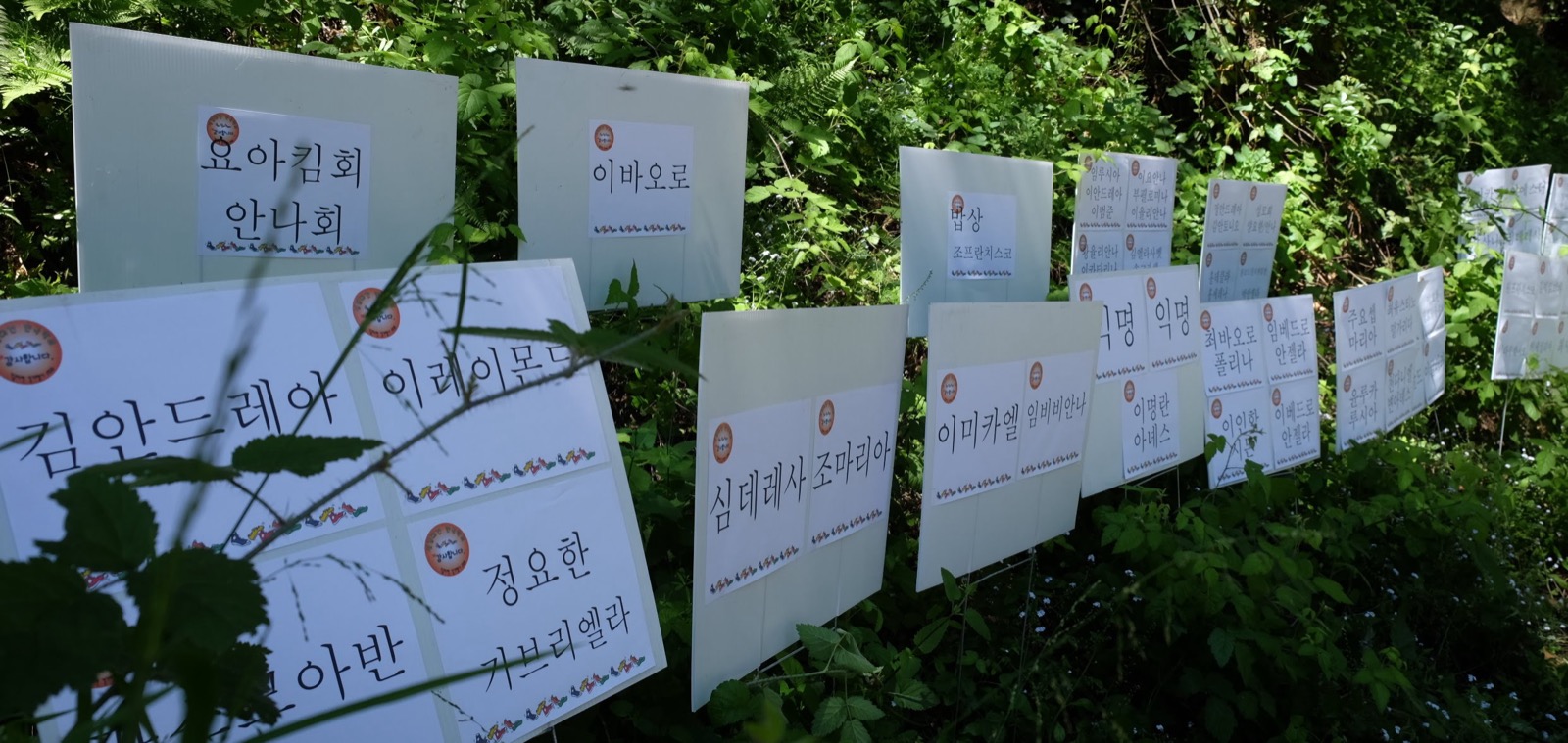 야외미사 청소년 기금마련 걷기대회행사