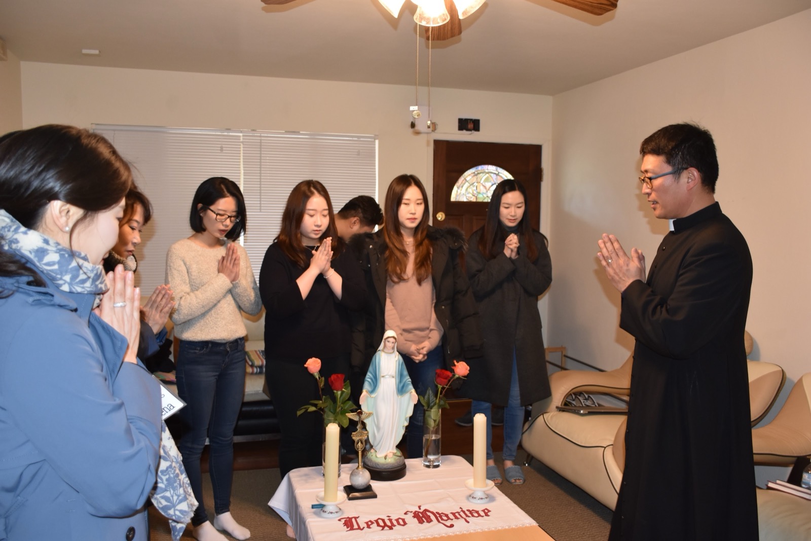 청년 레지오 단원들