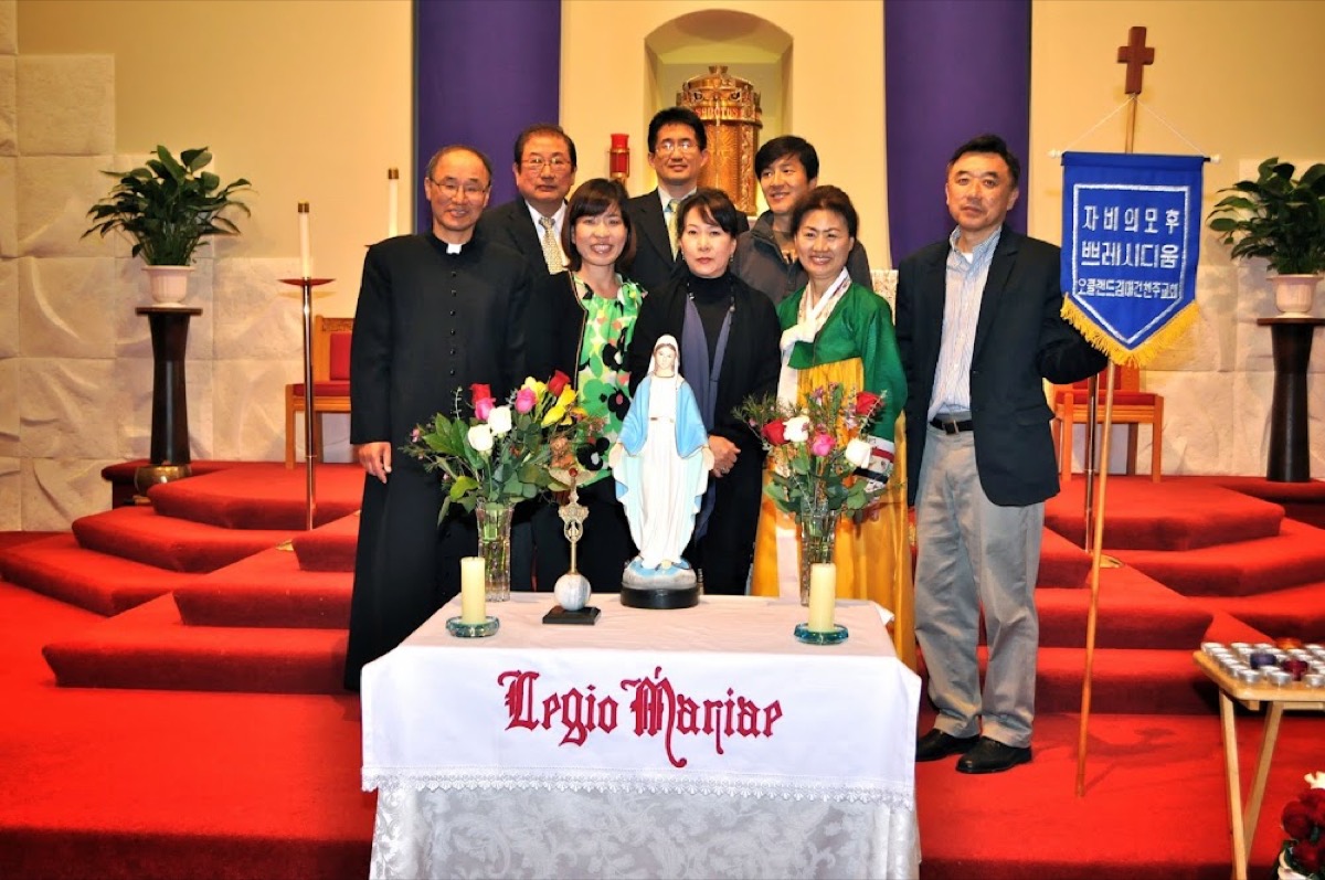 레지오 아치에스 행사 김명식 신부