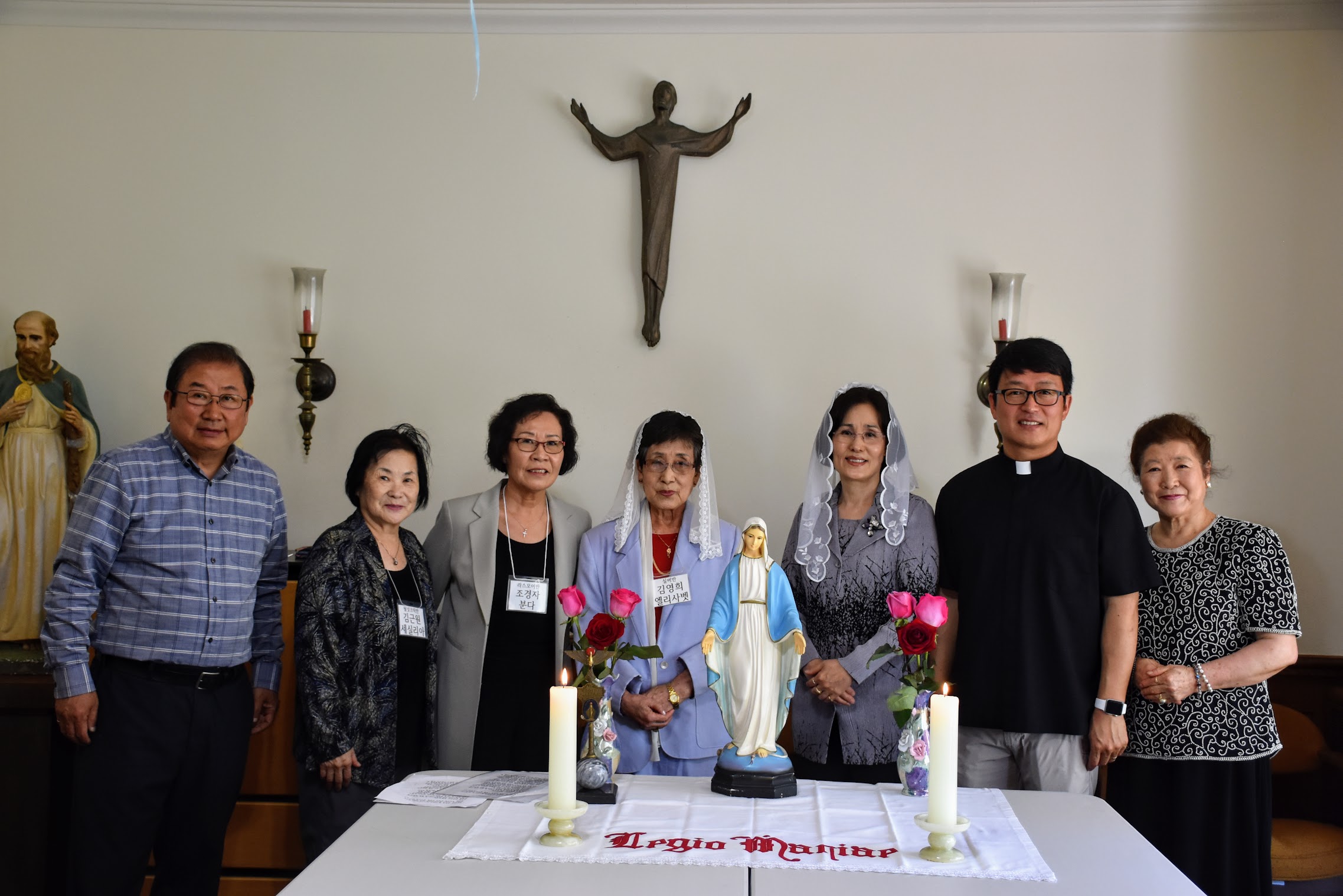 레지오 마리애 선서식 - 김영희 엘리사벳 , 모인동 레지나 2018년 6월 24일